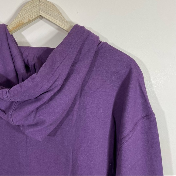 Urban Outfitters Standard Cloth Foundation Hoodie Sweatshirt Purple - Picture 11 of 11